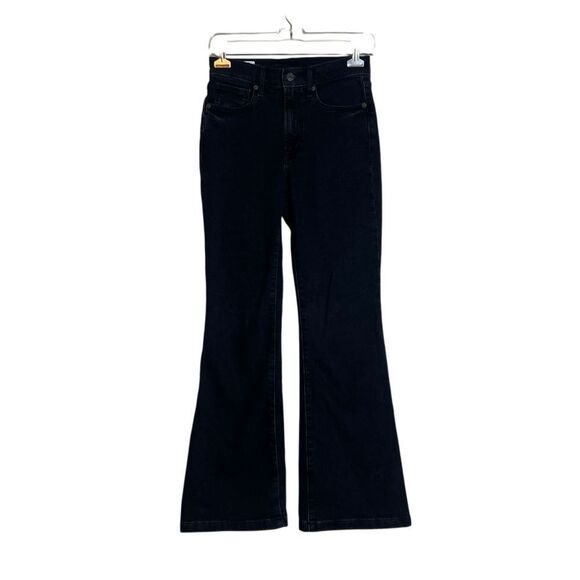 Gap black 70s flare high rise jeans. Size 2P - Picture 1 of 7